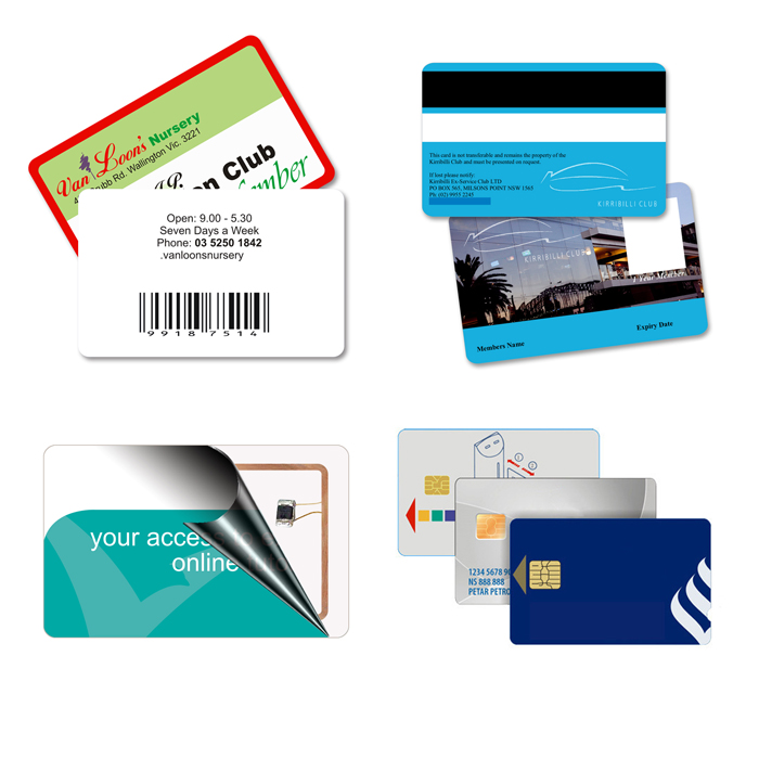 Three important types of Plastic Card Three important types of Plastic Card